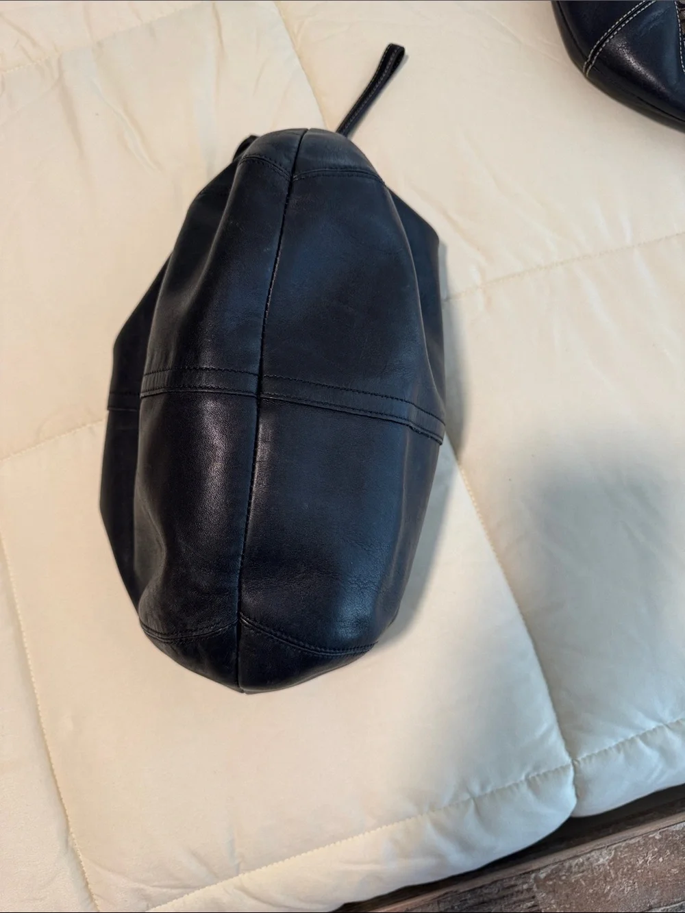 Coach Black Leather Shoulder Hobo